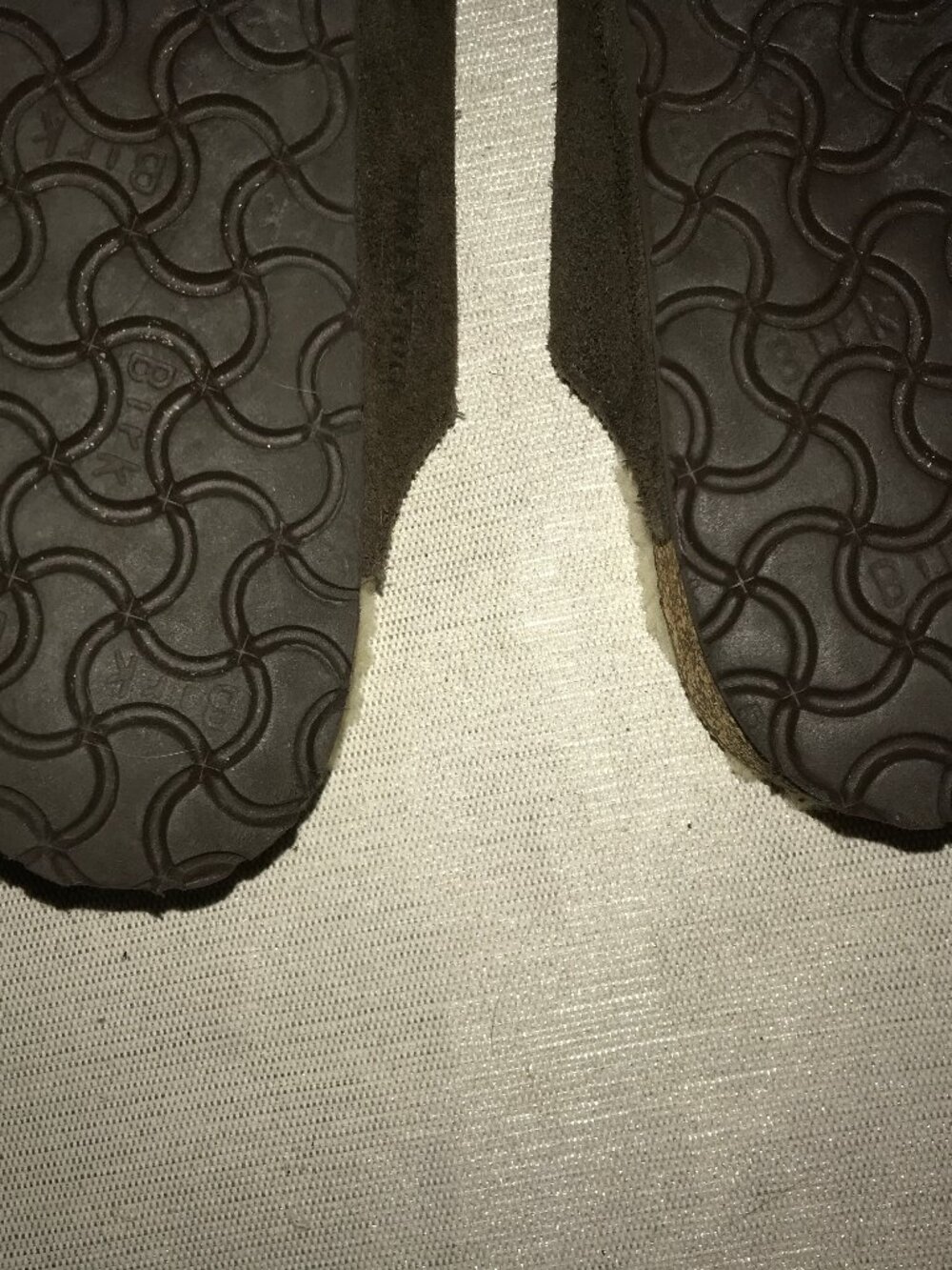 Birkenstock Arizona Shearling Suede Sandals Brown Women's 11 / EU 42 - Picture 10 of 16